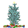 GIF animado (57945) Arbol de navidad con paquetes de regalo