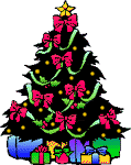 GIF animado (57949) Arbol de navidad con paquetes de regalo