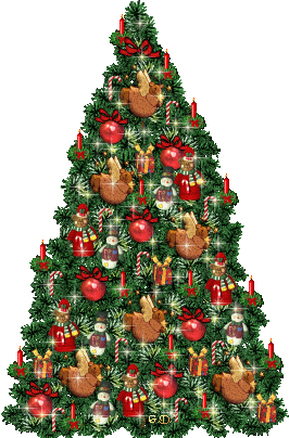 GIF animado (58001) Arbol navidad adornos