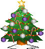 GIF animado (58002) Arbol navidad adornos
