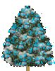 GIF animado (58007) Arbol navidad adornos azules
