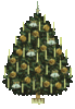 GIF animado (58009) Arbol navidad adornos dorados
