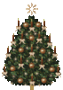 GIF animado (58012) Arbol navidad adornos marrones