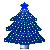 GIF animado (58161) Arbol navidad azul
