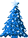 GIF animado (58162) Arbol navidad azul