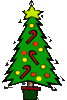 GIF animado (58018) Arbol navidad bastones