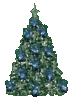 GIF animado (58025) Arbol navidad bolas azules