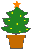 GIF animado (58250) Arbol navidad conejo