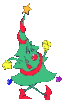 GIF animado (58114) Arbol navidad divertido