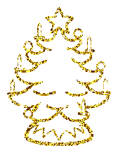 GIF animado (58172) Arbol navidad dorado