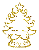 GIF animado (58172) Arbol navidad dorado