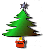 GIF animado (58177) Arbol navidad estrella