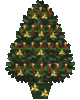 GIF animado (58058) Arbol navidad estrellas