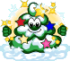 GIF animado (58116) Arbol navidad estrellas