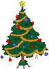 GIF animado (58064) Arbol navidad guirnaldas
