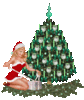 GIF animado (58258) Arbol navidad mama noel