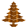 GIF animado (58201) Arbol navidad marron