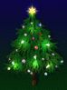 GIF animado (58074) Arbol navidad negro