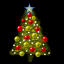 GIF animado (58076) Arbol navidad negro
