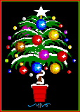 Imagen GIF de Arbol navidad nieve animado