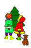 GIF animado (58263) Arbol navidad ninos