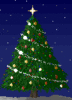 GIF animado (58079) Arbol navidad noche
