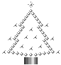 GIF animado (58205) Arbol navidad plata