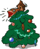 GIF animado (58084) Arbol navidad reloj cuco