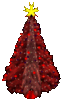GIF animado (58085) Arbol navidad rojo