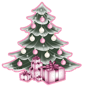 GIF animado (57975) Arbol navidad rosa regalos