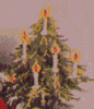 GIF animado (58091) Arbol navidad velas