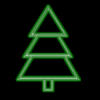 GIF animado (58211) Arbol navidad verde negro
