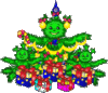 GIF animado (57977) Arboles de navidad con regalos