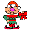 GIF animado (59088) Ayudante papa noel