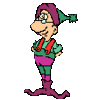 GIF animado (59096) Ayudante papa noel