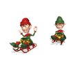GIF animado (59109) Ayudantes santa claus