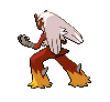 GIF animado (53773) Blaziken shiny espalda