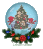 GIF animado (58332) Bola cristal arbol navidad