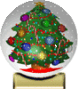 GIF animado (58333) Bola cristal arbol navidad