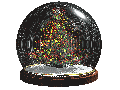 GIF animado (58343) Bola cristal arbol navidad