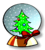 GIF animado (58344) Bola cristal arbol navidad