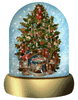 GIF animado (58346) Bola cristal arbol navidad
