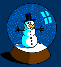 GIF animado (58356) Bola cristal muneco nieve