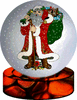 GIF animado (58421) Bola cristal papa noel