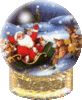 GIF animado (58429) Bola cristal papa noel