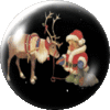 GIF animado (58419) Bola cristal papa noel reno
