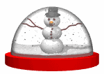 GIF animado (58365) Bola muneco nieve