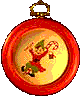 GIF animado (59042) Bola navidad enanito