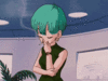GIF animado (50412) Bulma fumando