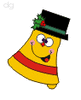 GIF animado (58735) Campana navidad